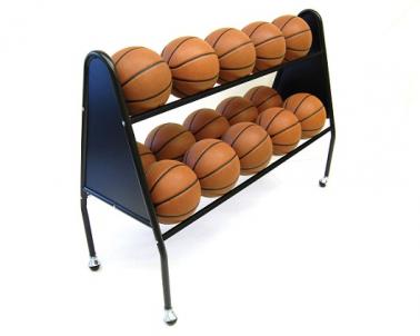 basketball cart storage rack